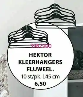 HEKTOR KLEERHANGERS FLUWEEL