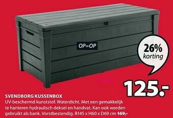 Jysk Svendborg kussenbox aanbieding
