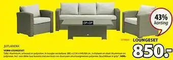 Jysk Vemb loungeset aanbieding