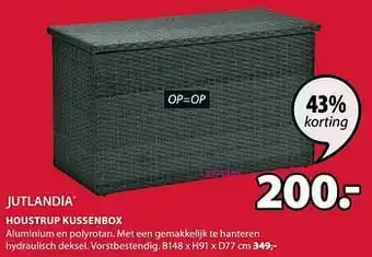 Jysk Houstrup kussenbox aanbieding