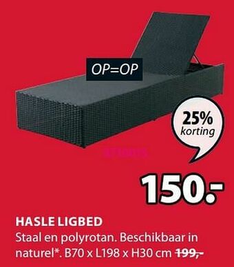 Jysk Hasle ligbed aanbieding