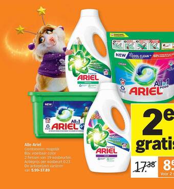 Albert Heijn Ariel aanbieding