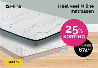 Beter Bed M line matrassen aanbieding