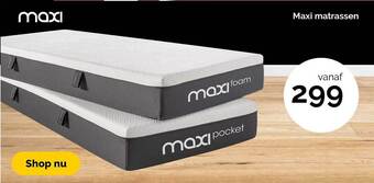 Beter Bed Maxi matrassen aanbieding