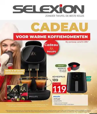 Selexion Philips airfryer aanbieding