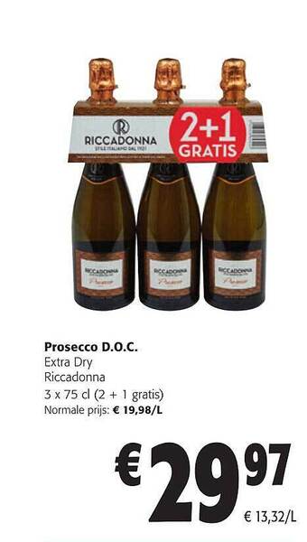 Colruyt Prosecco d.o.c aanbieding