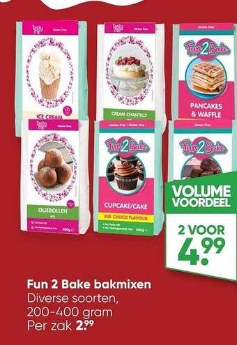 Big Bazar Fun 2 bake bakmixen aanbieding