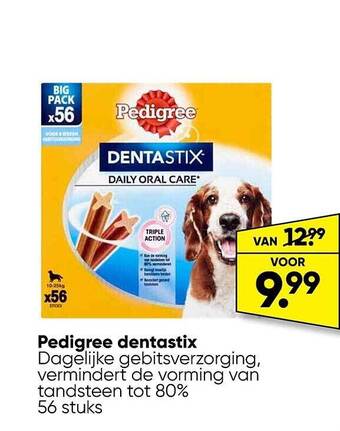 Big Bazar Pedigree dentastix aanbieding