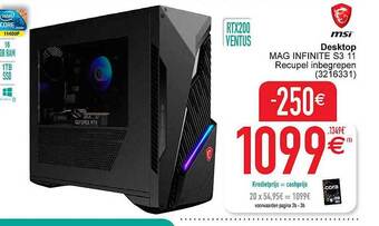 Cora Msi desktop aanbieding