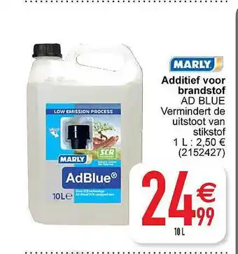 Cora Additief voor brandstof ad blue aanbieding