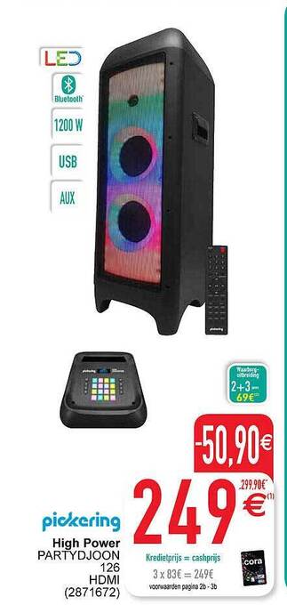 Cora Pickering high power aanbieding