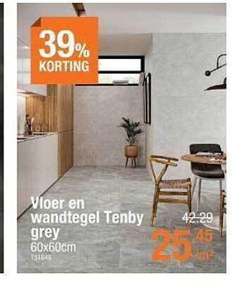 Vloer en wandtegel tenby grey