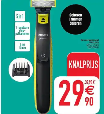 Cora Scheerapparaat philips aanbieding