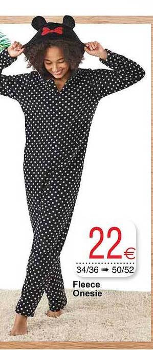 Cora Fleece onesie aanbieding