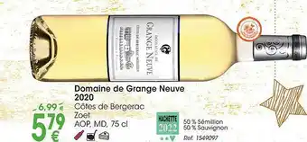 Cora Domaine de grange neuve 2020 côtes de bergerac aanbieding