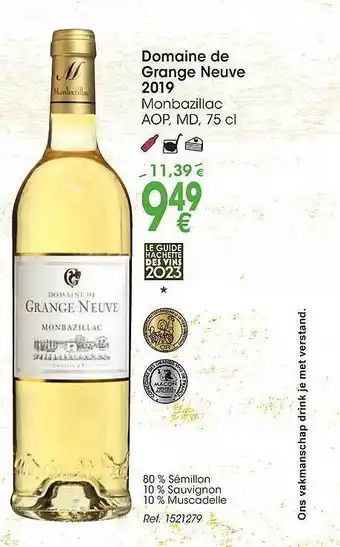 Domaine de grange neuve monbazillac