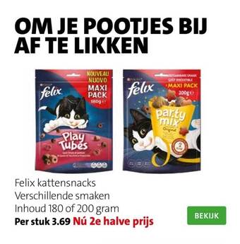 Intratuin Felix kattensnacks aanbieding