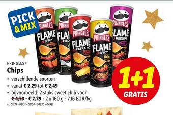 Lidl Pringles chips aanbieding