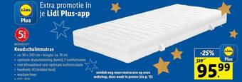 Lidl Meradiso koudschuimmatras aanbieding