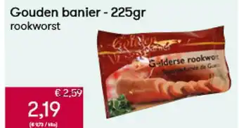 Gouden banier rookworst