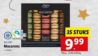 Lidl Deluxe macarons aanbieding
