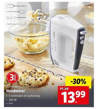 Lidl Silvercrest kitchen tools handmixer aanbieding