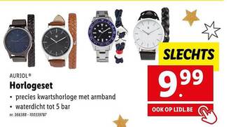 Lidl Auriol horlogeset aanbieding