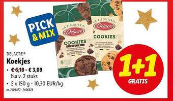 Lidl Delacre koekjes aanbieding