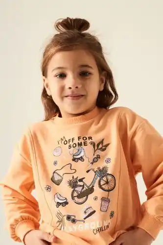 Jeans Centre Garcia sweater oranje s24461 aanbieding
