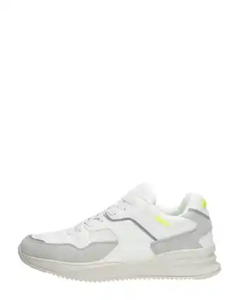 Visions heren sneakers wit wit leer / textiel
