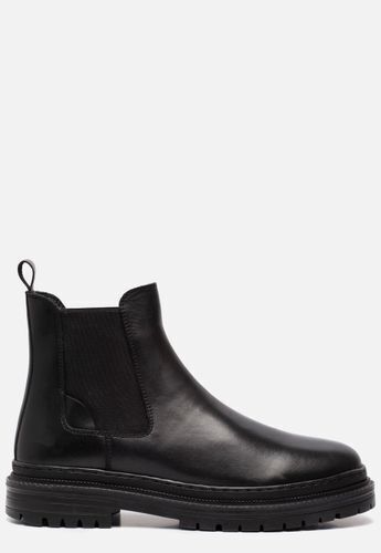 Vertice chelsea boots zwart leer promotie bij Ziengs
