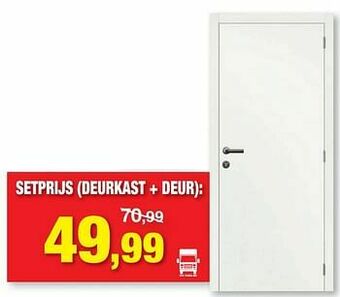 Hubo Deurkast + deur aanbieding