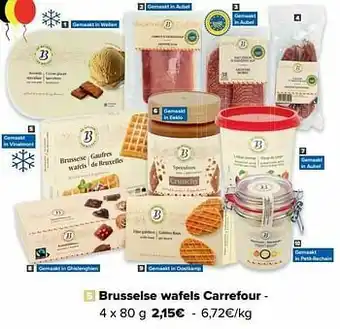 Carrefour Brusselse wafels carrefour aanbieding