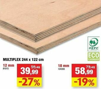 Hubo Multiplex aanbieding