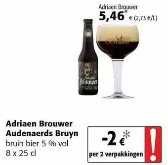 Colruyt Adriaen brouwer audenaerds bruyn bruin bier aanbieding