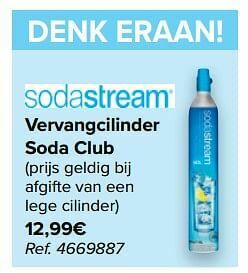 Carrefour Vervangcilinder soda club aanbieding