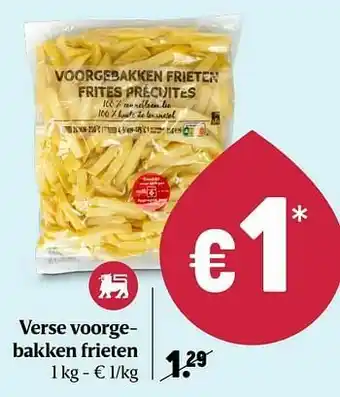 Delhaize Verse voorgebakken frieten aanbieding