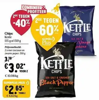 Met zeezout en zwarte peper
