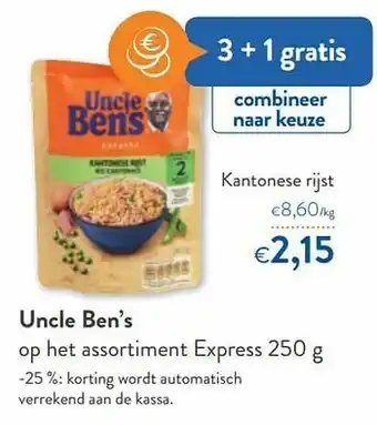 Uncle ben’s kantonese rijst