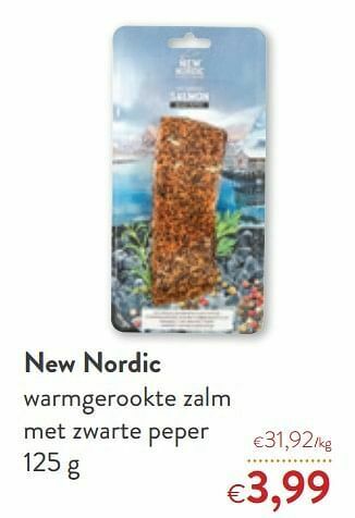 OKay New nordic warmgerookte zalm met zwarte peper aanbieding