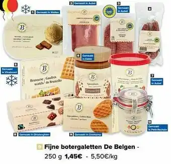 Carrefour Fijne botergaletten de belgen aanbieding