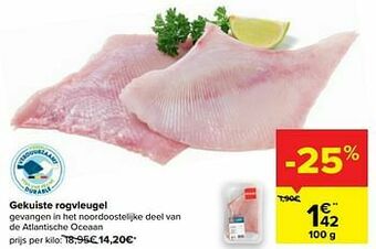 Carrefour Gekuiste rogvleugel aanbieding