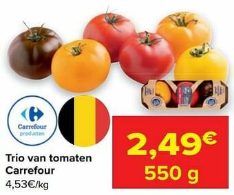 Carrefour Trio van tomaten carrefour aanbieding