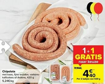 Carrefour Chipolata aanbieding