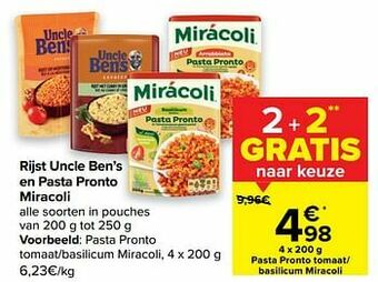 Pasta pronto tomaat-basilicum miracoli
