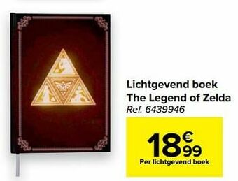 Carrefour Lichtgevend boek the legend of zelda aanbieding