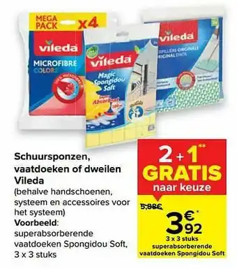Superabsorberende vaatdoeken spongidou soft