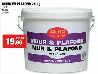 Hubo Muur en plafond aanbieding