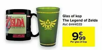 Carrefour Glas of kop the legend of zelda aanbieding