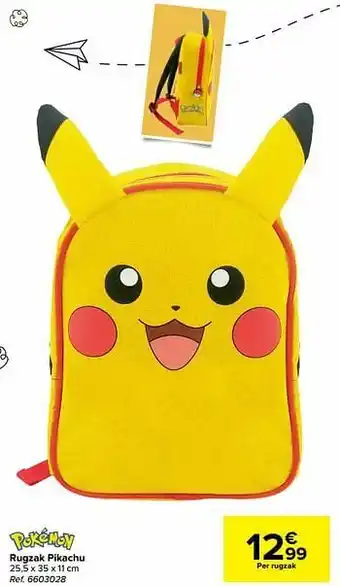 Rugzak pikachu